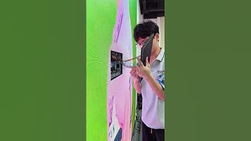 Fixing an LED Screen of Lionel Messi!#leddisplay #ledscreen #eagerled #messi