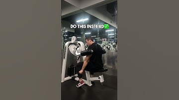 Don’t Do Your Machine Lateral Raise Like This ❌