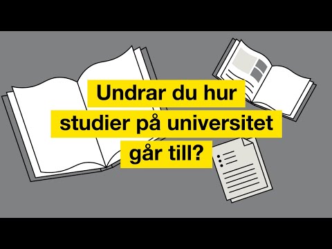 Video: Hur studerar vi humaniora?