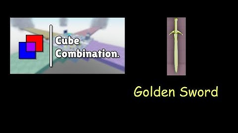 Roblox - Cube Combination: How to make Golden Sword