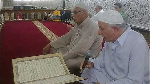 المقرئ الحاج عبد المعز شاكر ما تيسر له من سورة الإسراء بمقام السيكا