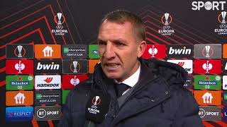 To score four goals away from home in Europe is pretty special. | Brendan Rodgers on Patson Daka.