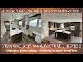 STUNNING! Champion 32x80 Manufactured Home Modular Home Tour Double Wide