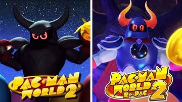 PAC-MAN WORLD 2 Re-Pac Intro Comparison | Side-by-Side