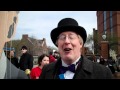 Koch Brothers Parody at University of Michigan 2011 Commencement Protest for Governor Rick Snyder