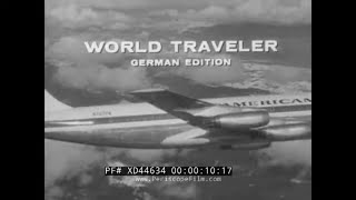 “ PAN AM AIRLINES WORLD TRAVELER GERMAN EDITION ” PAN AM 1966  BEATLES IN HAMBURG   POP ART XD44634