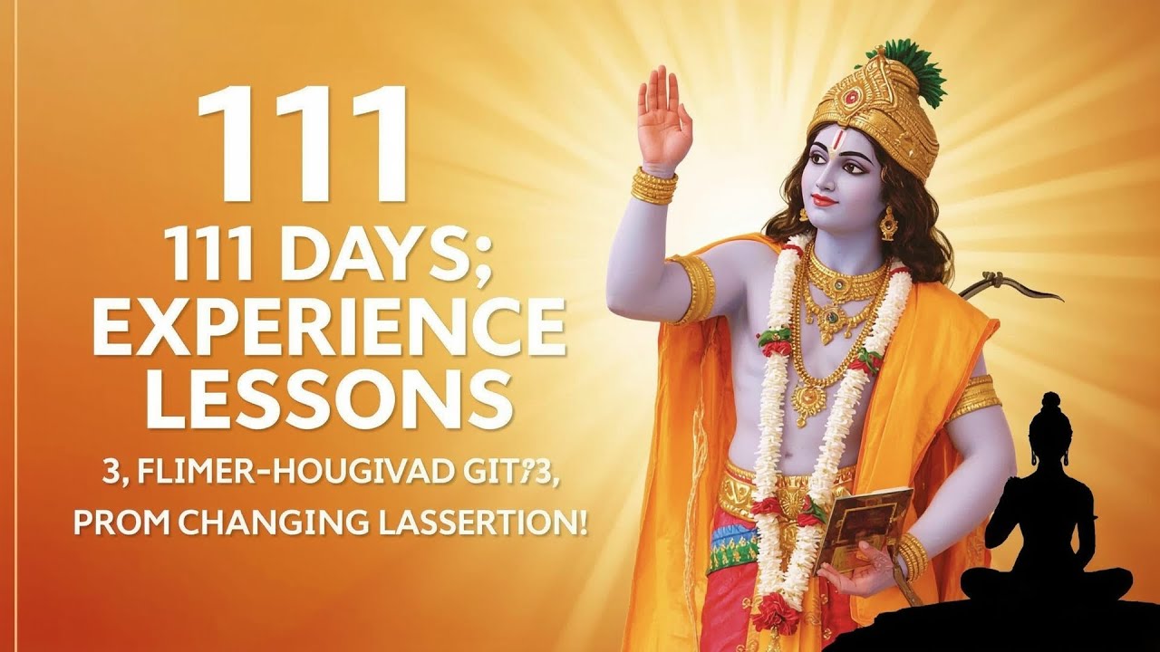 LIFE-CHANGING Insights I Gained from Studying भगवद गीता for 111 Days