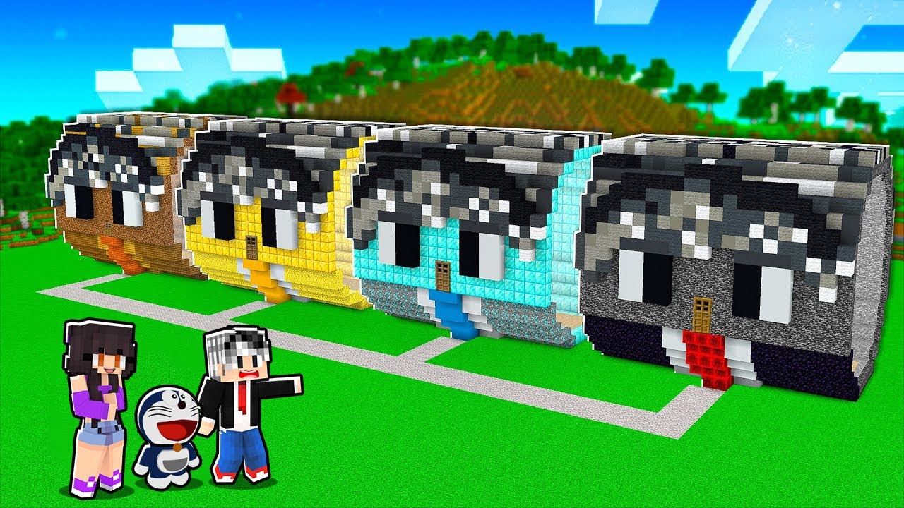 ZENGİN vs FAKİR GÜROL KAFA Evleri - Minecraft