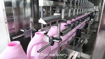 Auto Shampoo Lotion Filling Machine Detergent Liquid Soap Bottle Filling Capping Labeling Machine