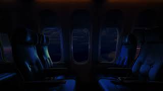 Relax and eliminate all worries to fall into deep sleep | Airplane White Noise to Sleep