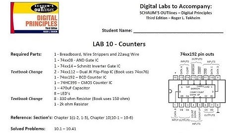 Digital Lab 10 - Counters