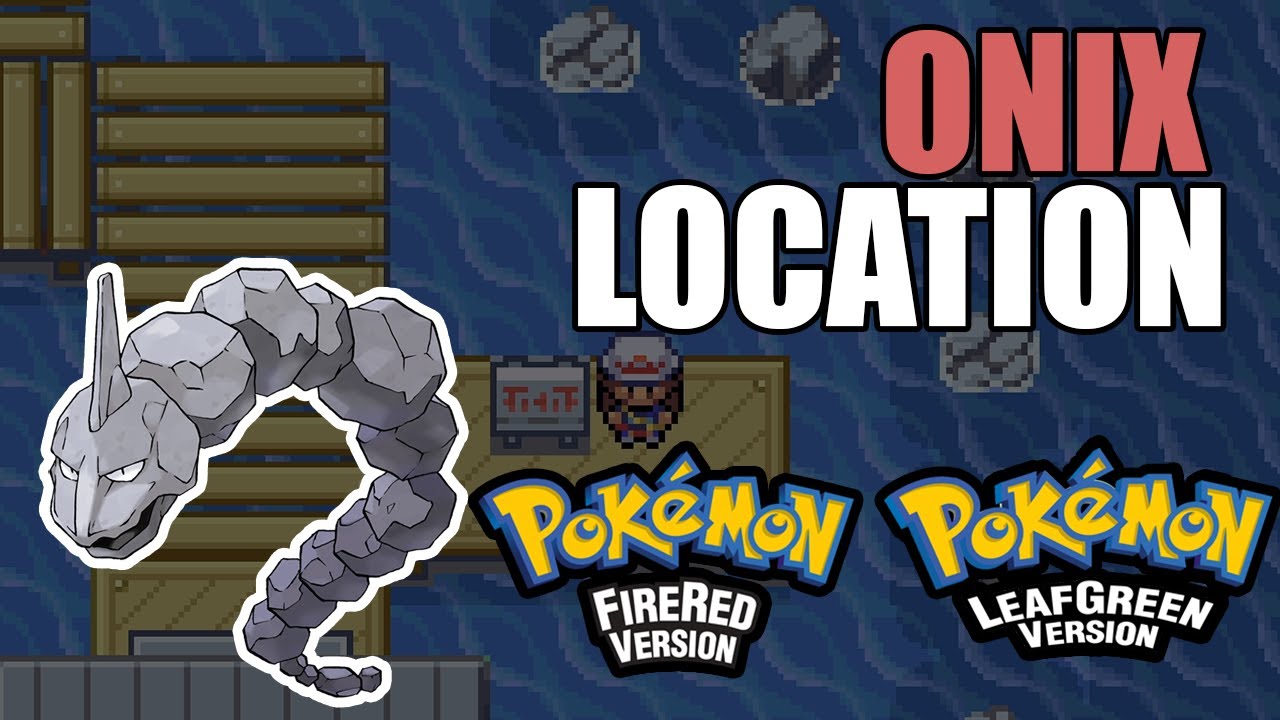 How to Catch Onix in Pokemon Fire Red 