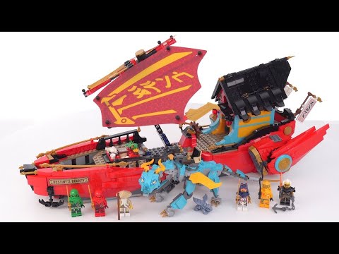 LEGO Ninjago Destinys Bounty: Race Against Time set 71797 review! You can turn the knob on top too!