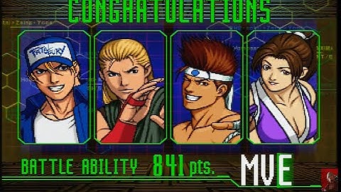 Fatal Fury Team Arcade Expert Mode The king of fighters 99 1080p 60fps SEGA Dreamcast