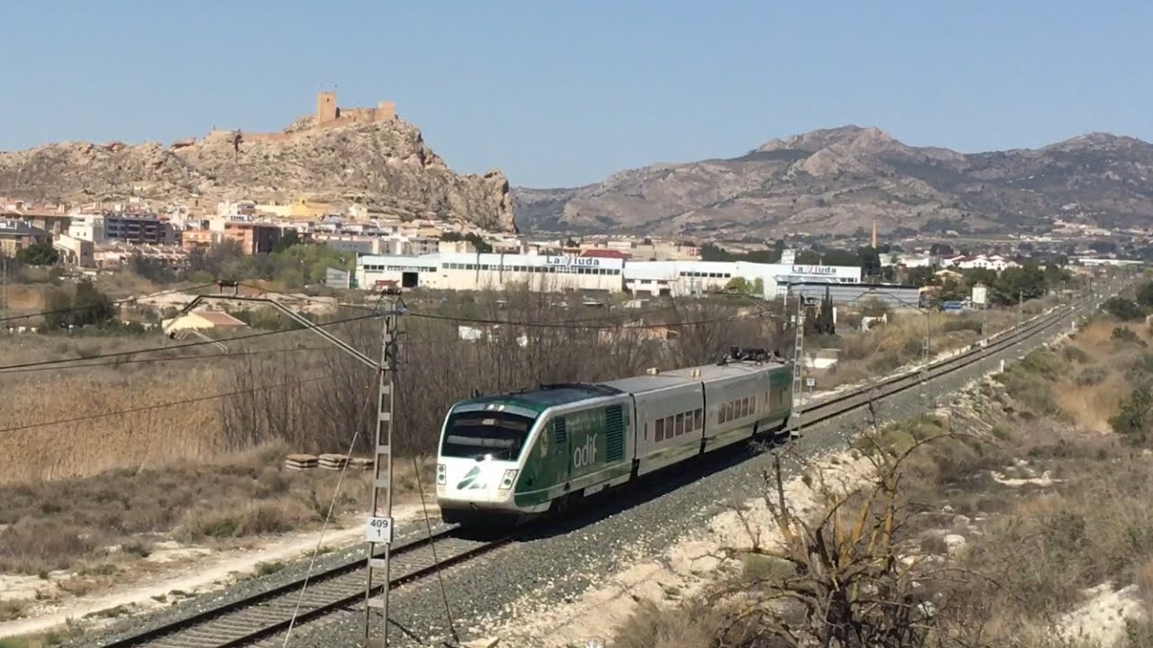 Recopilatorio de Trenes entre los tramos de Sax - Elda.#eldarail