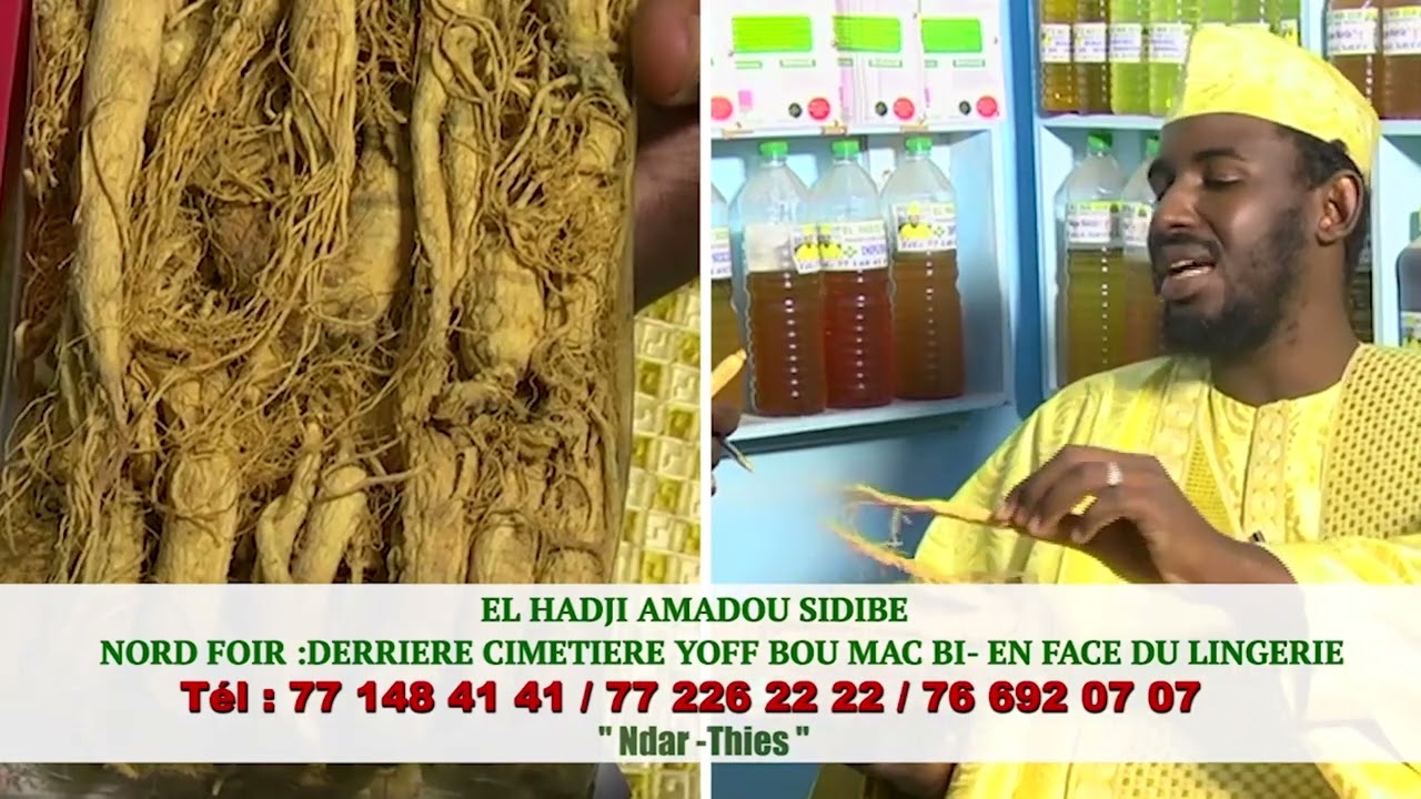 El Hadji Amadou Sidibé, Grand Marabout Guérisseur : 77 148 41 41 / 76 692 07 07