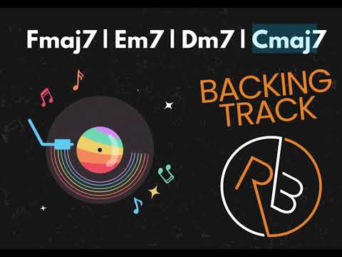 Backing Track 4321 | Fmaj7 Em7 Dm7 Cmaj7 | Style R&B