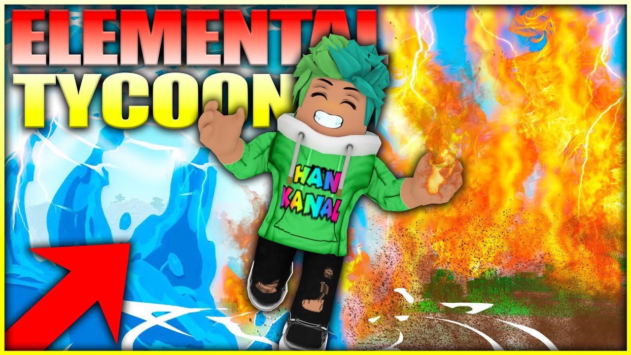 SÜPER GÜÇLÜ YOUTUBERLAR OLDUK | ELEMENTAL POWER TYCOON ROBLOX | HAN KRAL EKİP