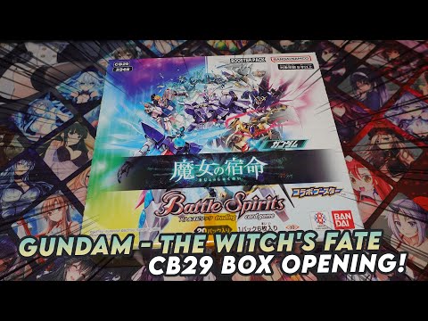 Gundam is Back! The Witch's Fate Box Opening! (Battle Spirits CB29
