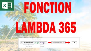 Fonction lambda excel 365