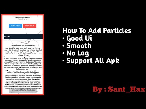 HOW TO ADD PARTICLE IN GG MOD