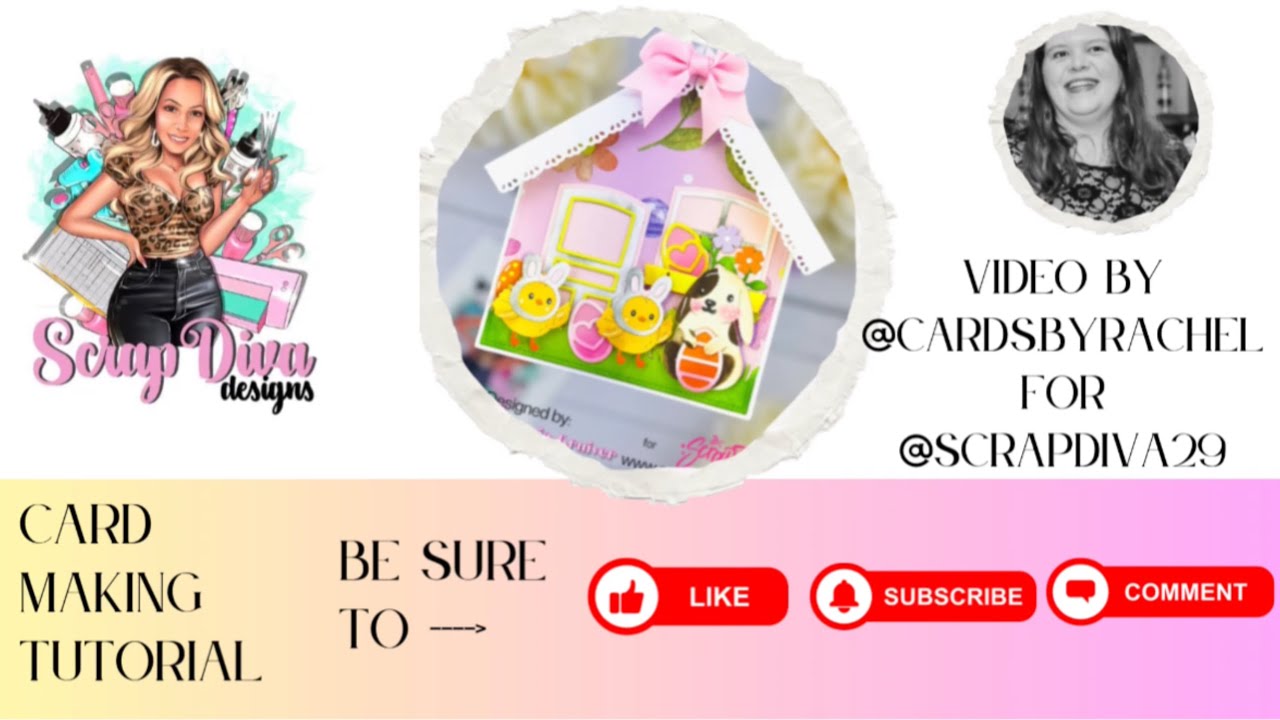Easter Mini House Giftbox using @ScrapDiva29 🐰🩷