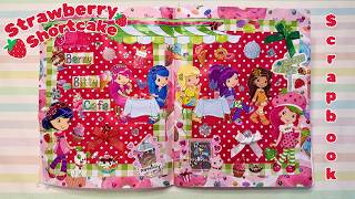 ASMR Strawberry Shortcake Theme Scrapbook With Me | Berry Bitty Adventures 🍓✨ screenshot 3