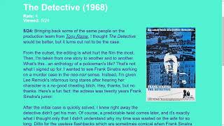 Movie Review: The Detective (1968)