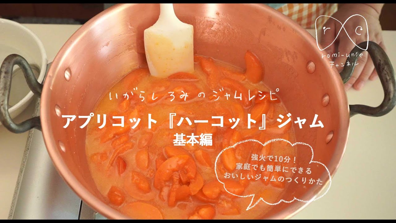 アプリコット（ハーコット）のジャムレシピ　基本編