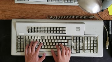 Model F122 Keyboard Typing Video