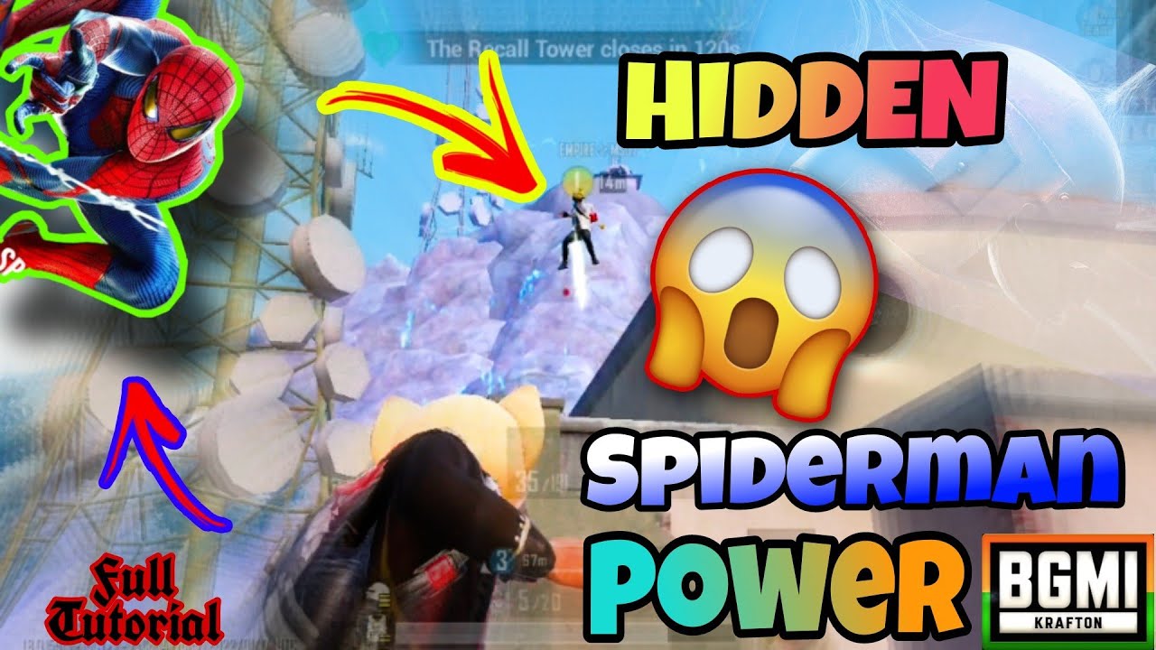 Bgmi Spiderman Update Secret Glitch 😱😨||1.8 Update Tips And Tricks 🤯||