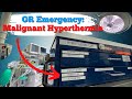 Anesthesia emergency malignant hyperthermia