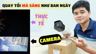 Camera Quay Tối Mà Có Màu & Sáng Như Ban Ngày Ảo Thật Sự ? Test Thực Tế Camera Visioncop VSC-IP0660R screenshot 1