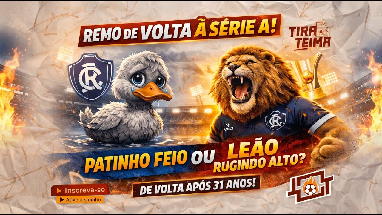 REMO NA SÉRIE A: Patinho feio ou LEÃO imponente???