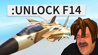 ROBLOX Military Tycoon Funny Moments (F14)