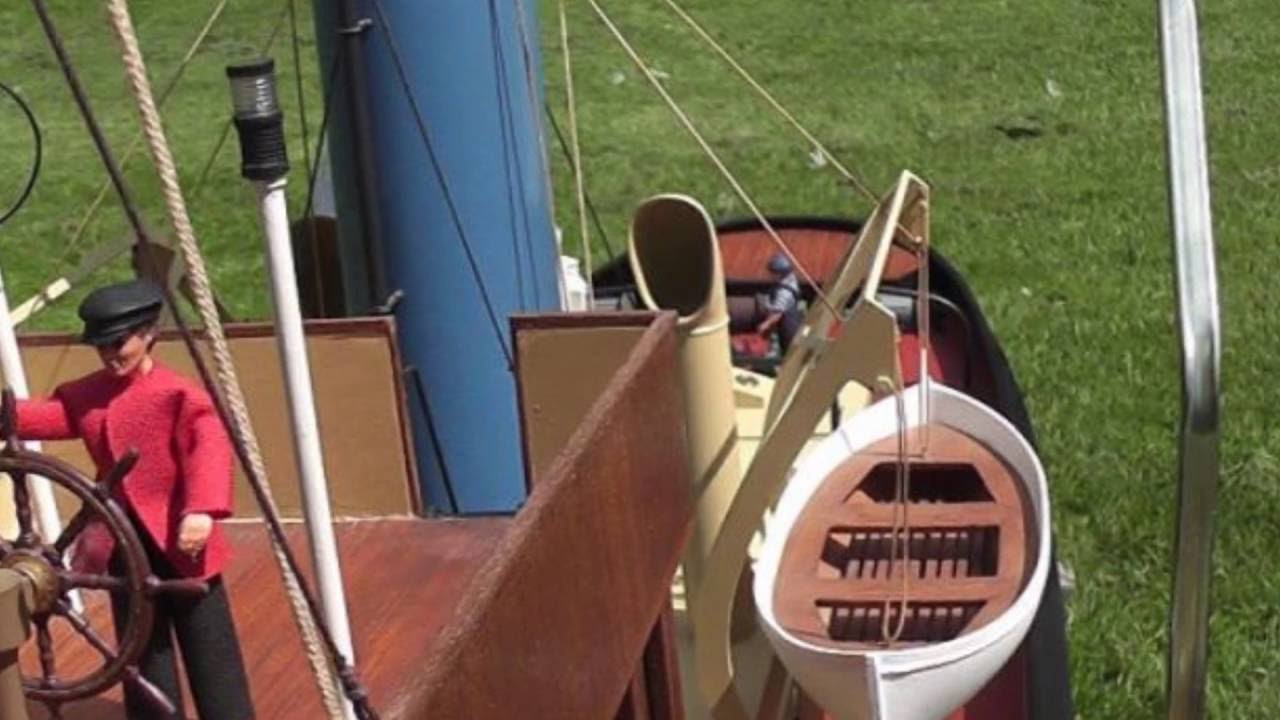 LAKE SIDE WITH MODEL TUG  JAN