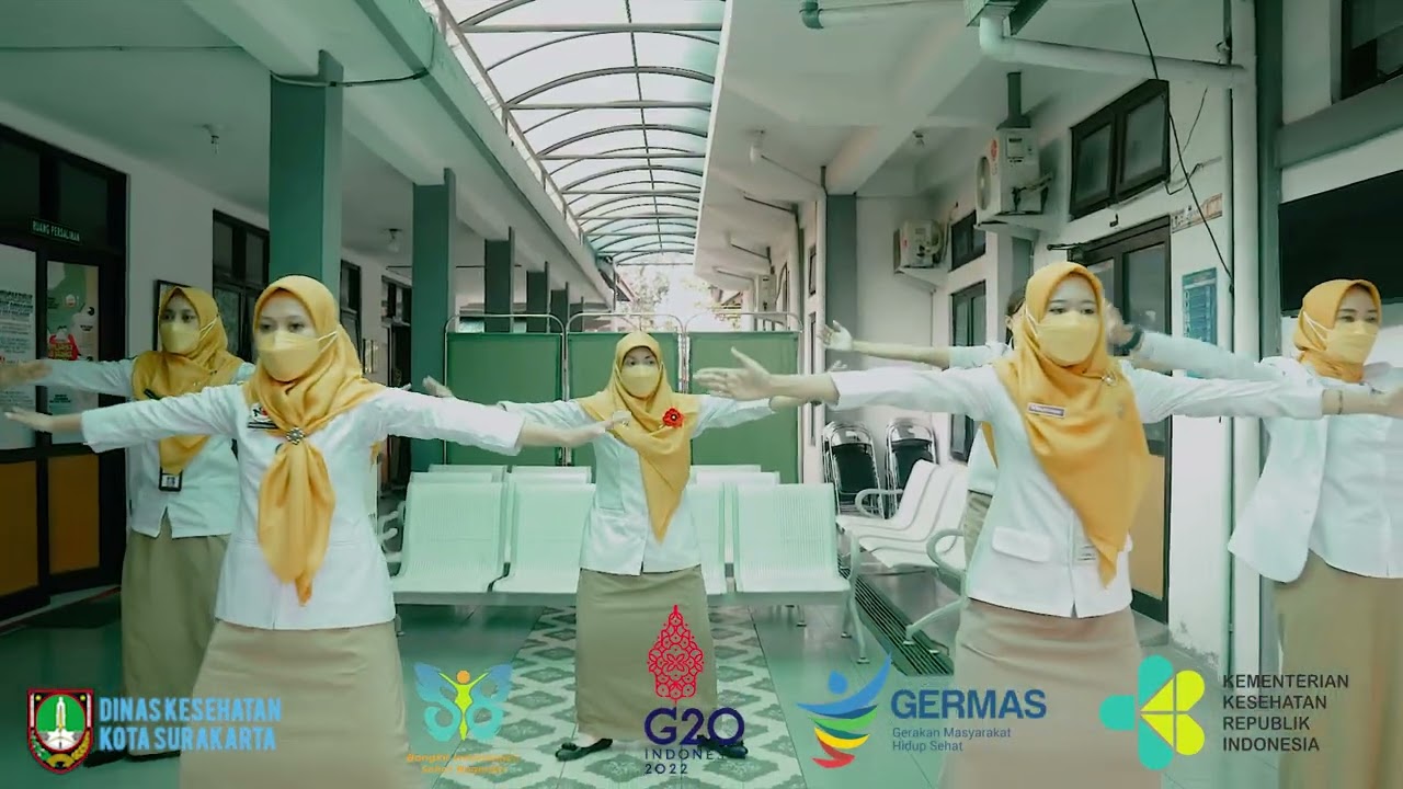 Senam dan Gerakan Peregangan Puskesmas Gajahan 2022 