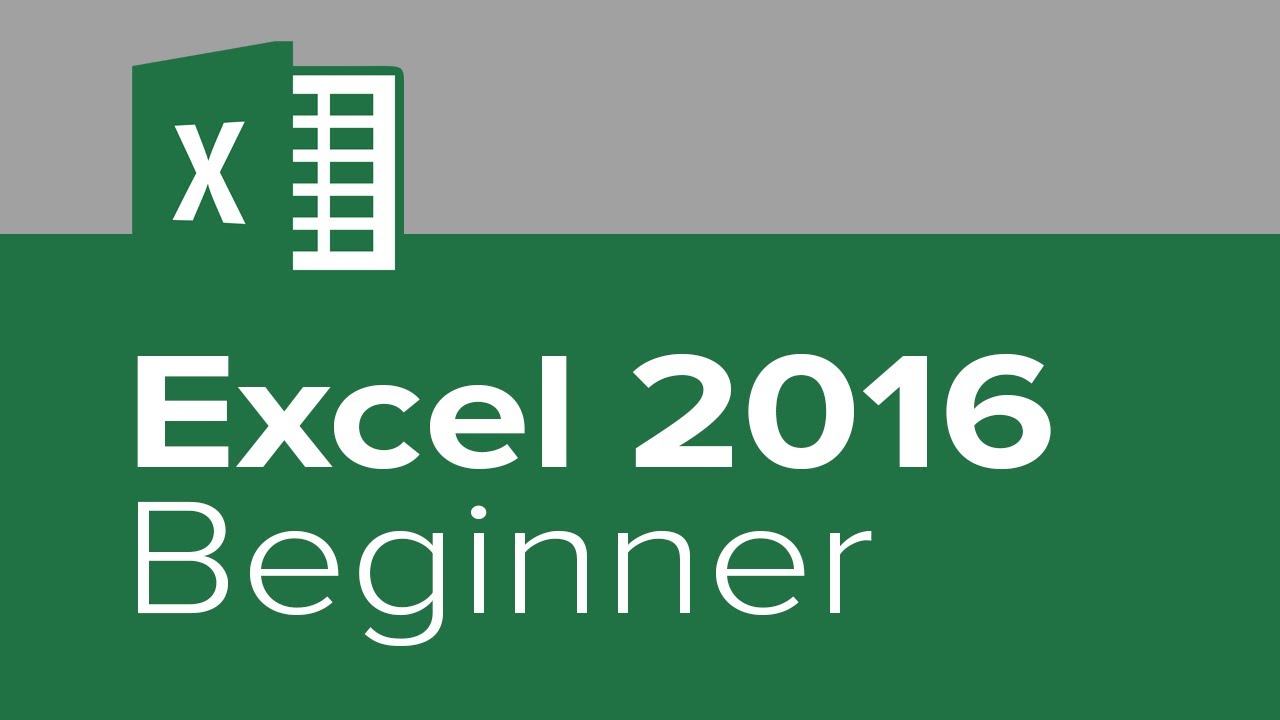 Microsoft Excel 2016 Interface