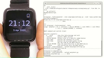 How to develop wasp-os python applications on a Pine64 PineTime
