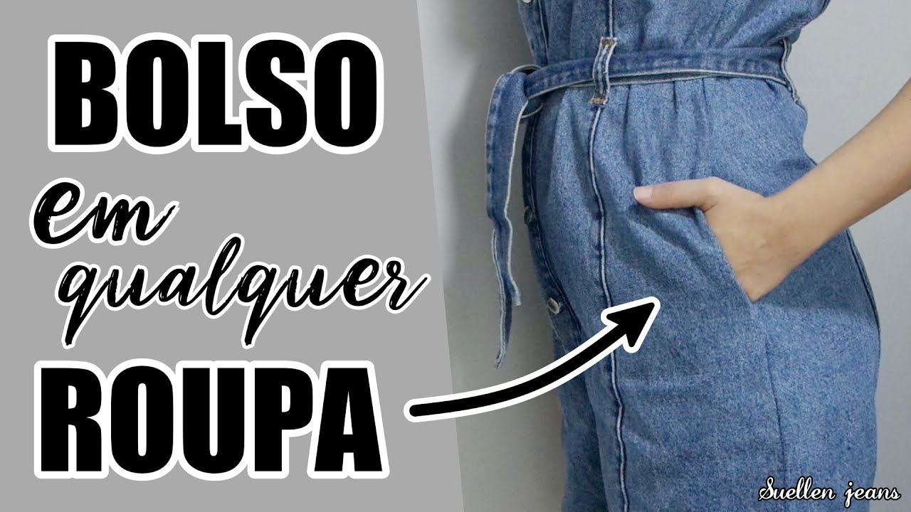 Diy Como Colocar Bolso Em Qualquer Roupa Bolso Em Shorts Jeans Video Como Fazer - login roblox roupas lindas muito pinterest social