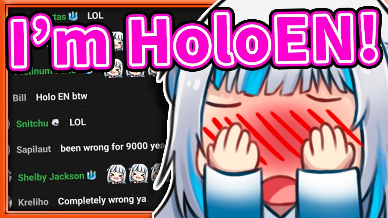 Gura Realized She's Been Pronouncing It Wrong Her Whole Life 【Gawr Gura / HololiveEN】