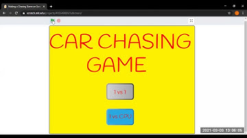 How to make a Car Chasing Game on Scratch! Super Easy Scratch Tutorial!