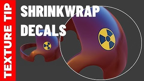 BLENDER: Shrinkwrap Decals