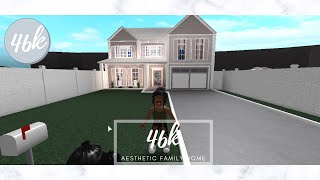 BLOXBURG | 46k | 2 Story Aesthetic Family Home | House Build