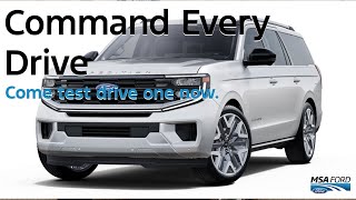 2025 Ford Expedition Platinum 4x4 MAX Star White | Ultimate Family SUV at MSA Ford Abbotsford