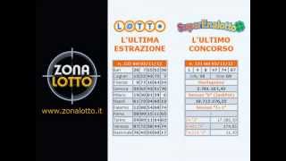 Lotto e Superenalotto estrazioni del 3 novembre 2012 (sabato) - www.zonalotto.it