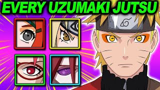 Every Uzumaki Clan Sealing Jutsu Ever