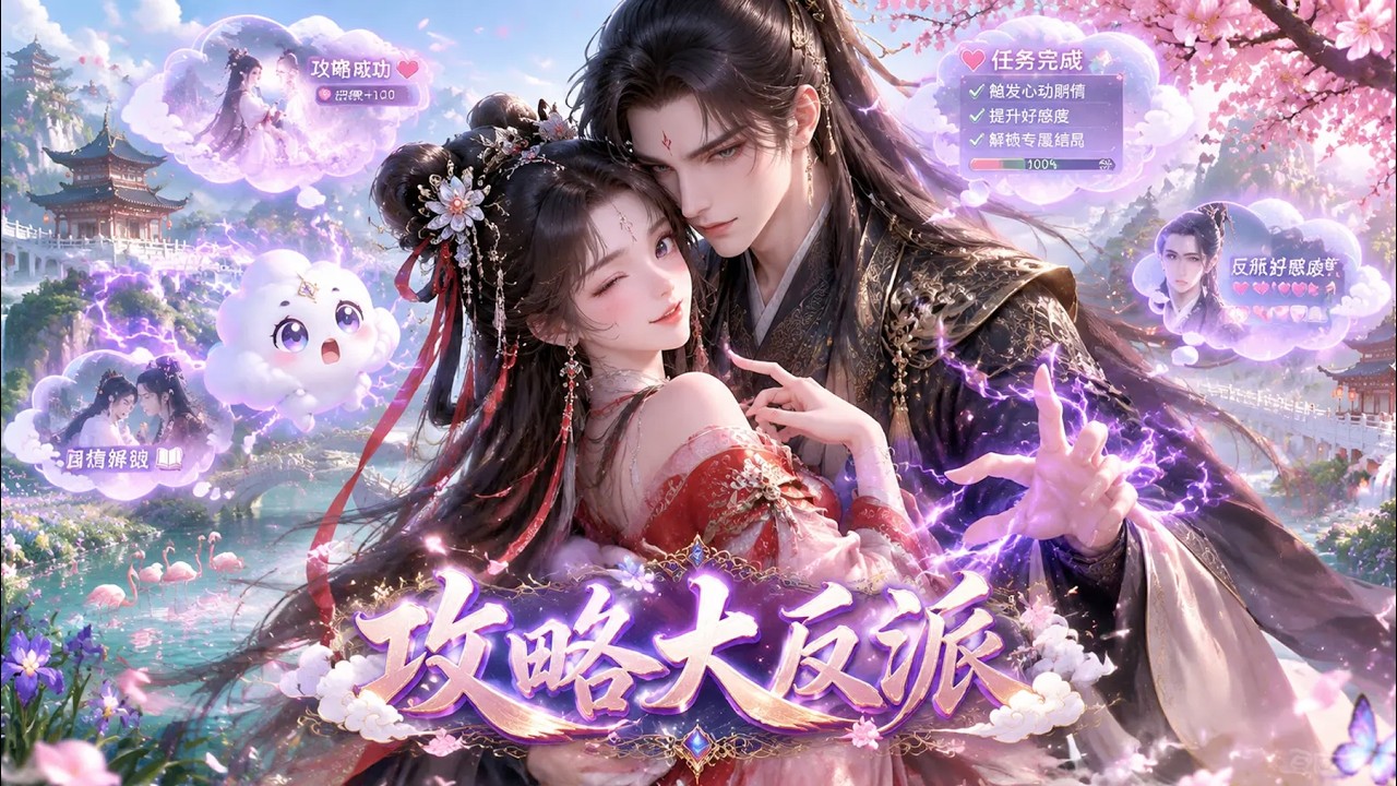 💥強推！女主穿越到仙界領系統任務，本要刁難大反派，沒想到反倒把他拿捏得死死的，甜趣笑點拉滿！#动漫 #穿越 #漫剧