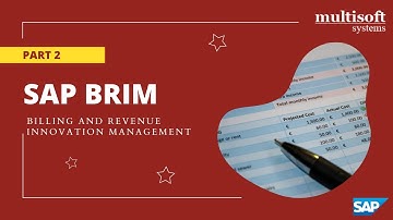 SAP BRIM (Billing and Revenue innovation Management ) Introduction | Part 2 | Multisoft Systems