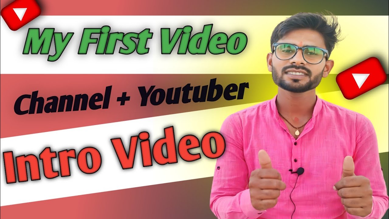 My first video on youtube first video introduction to my channel